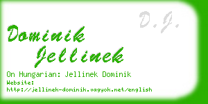 dominik jellinek business card